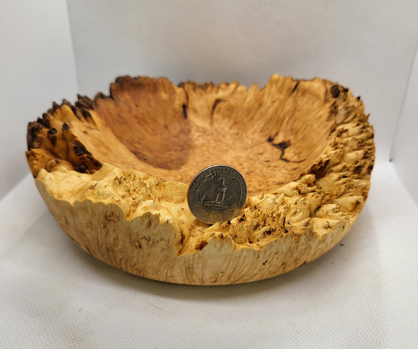 Bowl - Maple Burl Cap