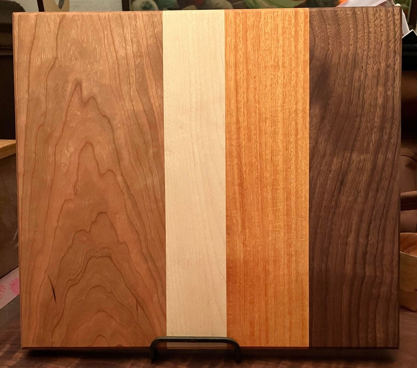 Cutting or Serving Board: Osage Orange, Maple, Cherry, Walnut
