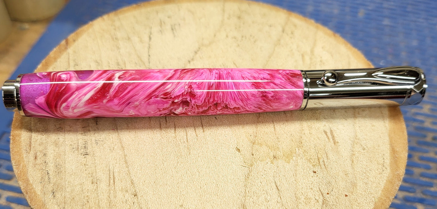 Pen - Artisan Zen Rollerball Raspberry Waves