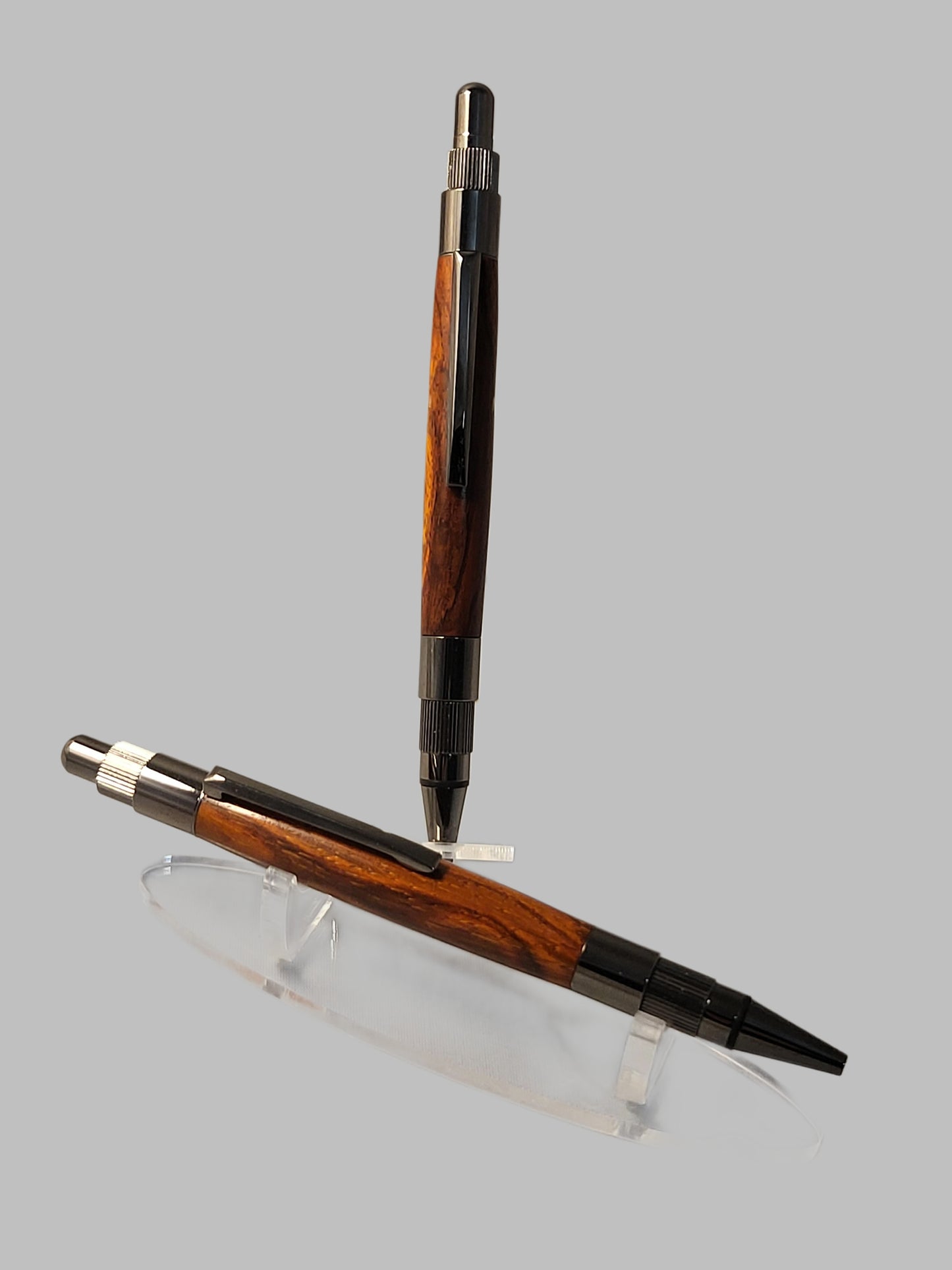 Pen and Pencil Set - Stratus Cocobolo Gun Metal