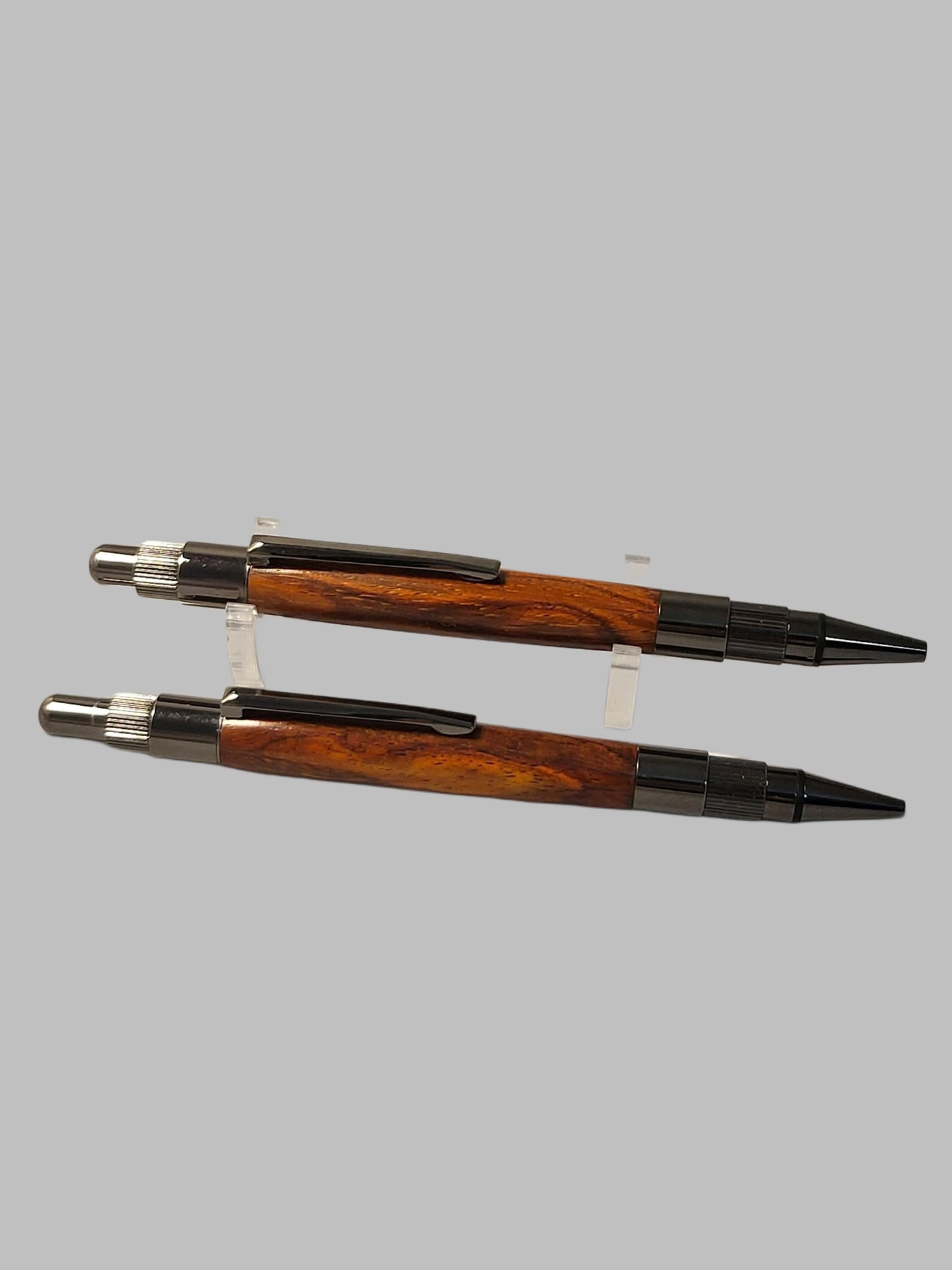 Pen and Pencil Set - Stratus Cocobolo Gun Metal