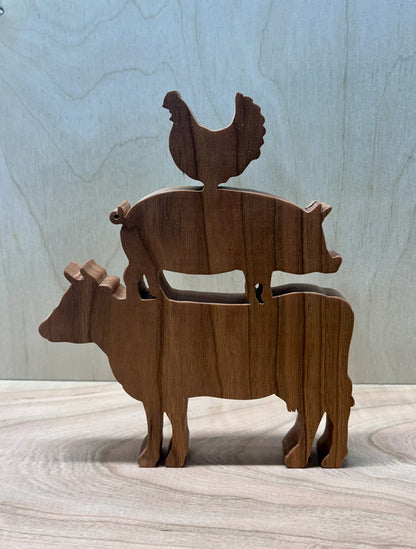 Wild at Heart-Hen, Pig, Cow