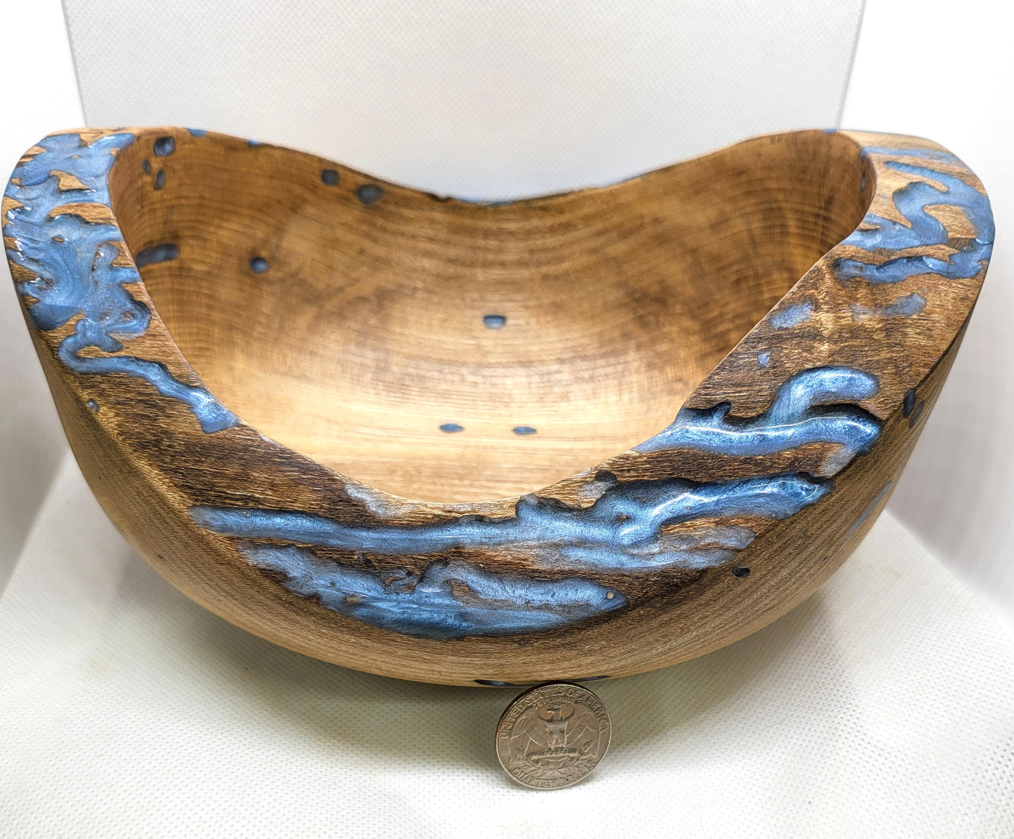 Bowl - Ash with Resin