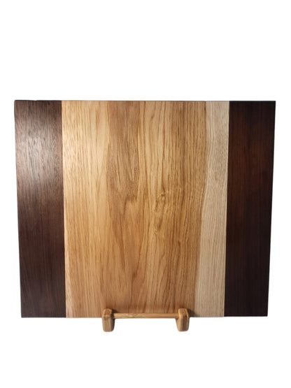 Cutting or Serving Board - Peruvian Walnut and Hickory