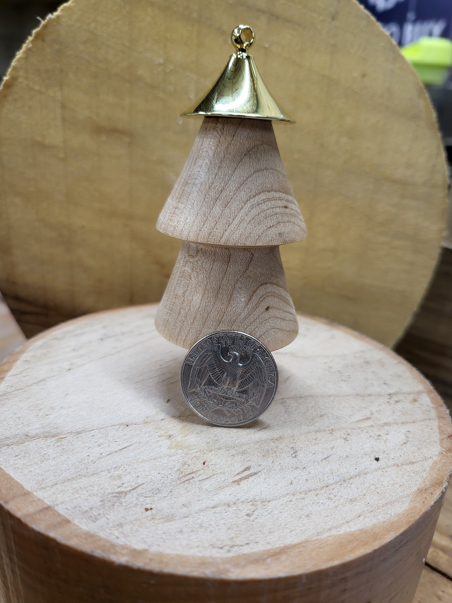 Ornament - Curly Maple Christmas Tree