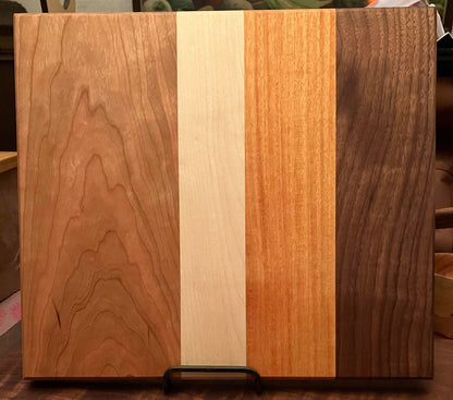 Osage Orange, Maple, Cherry, Walnut Serving or Cutting Board