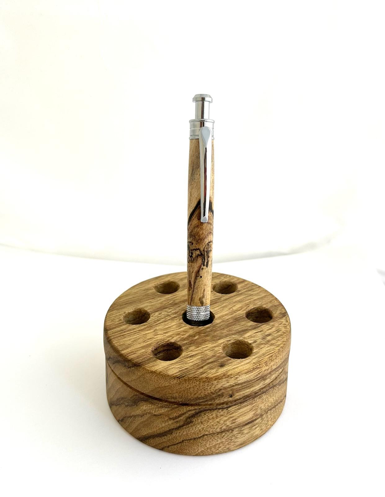 Pen Holder - Black Limba