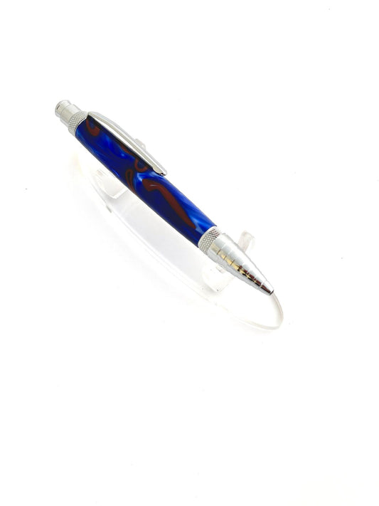 Pen - Pinnacle Blue Red Swirl