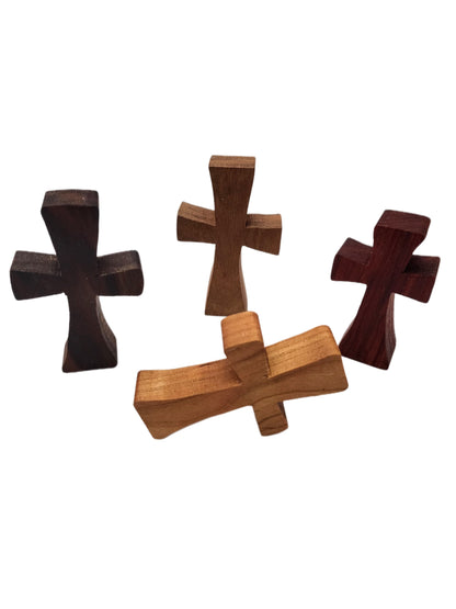 Pocket Crosses - Variety of Woods