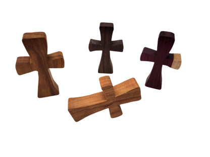 Pocket Crosses - Variety of Woods