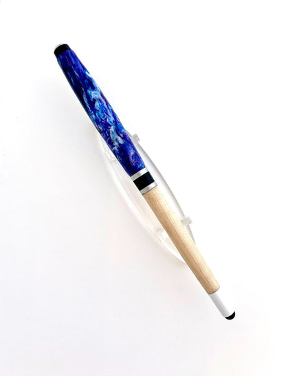 Pen - Pool Cue Maple and Diamond Cast Acrylic