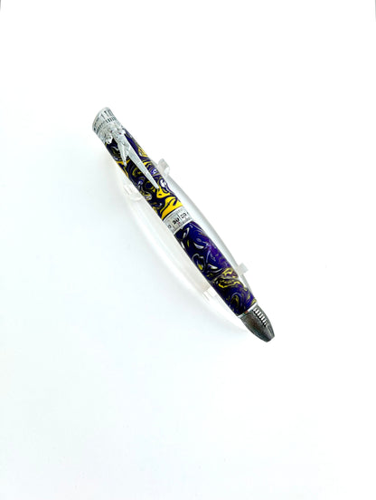 Special Order Pen - Football in Wood or Team Colors of Your Choice