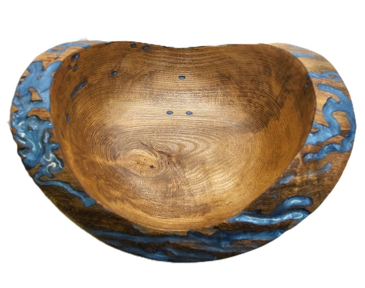 Bowl - Ash with Resin