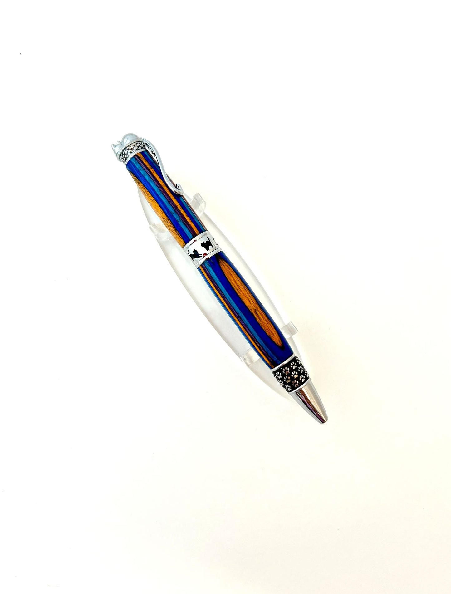 Special Order Pen - Cat With Your Choice of Wood or Acrylic