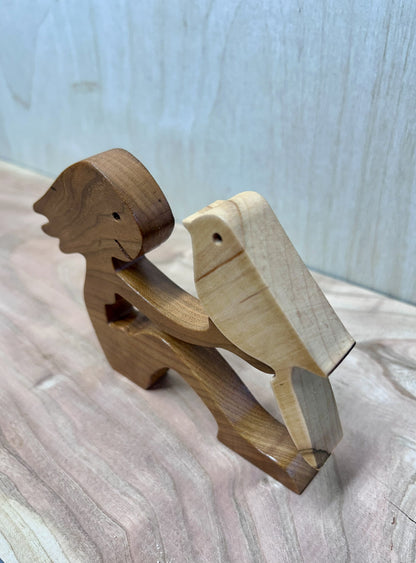 Faithful Companions - Bird and Friend