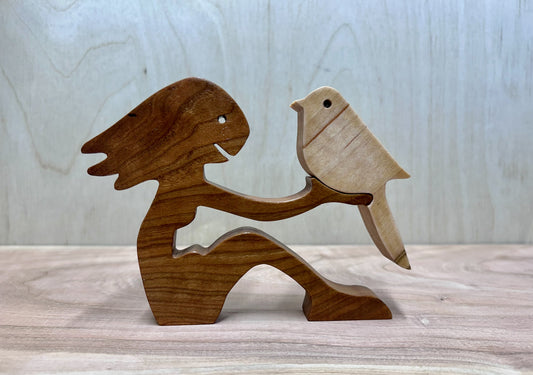 Faithful Companions - Bird and Friend
