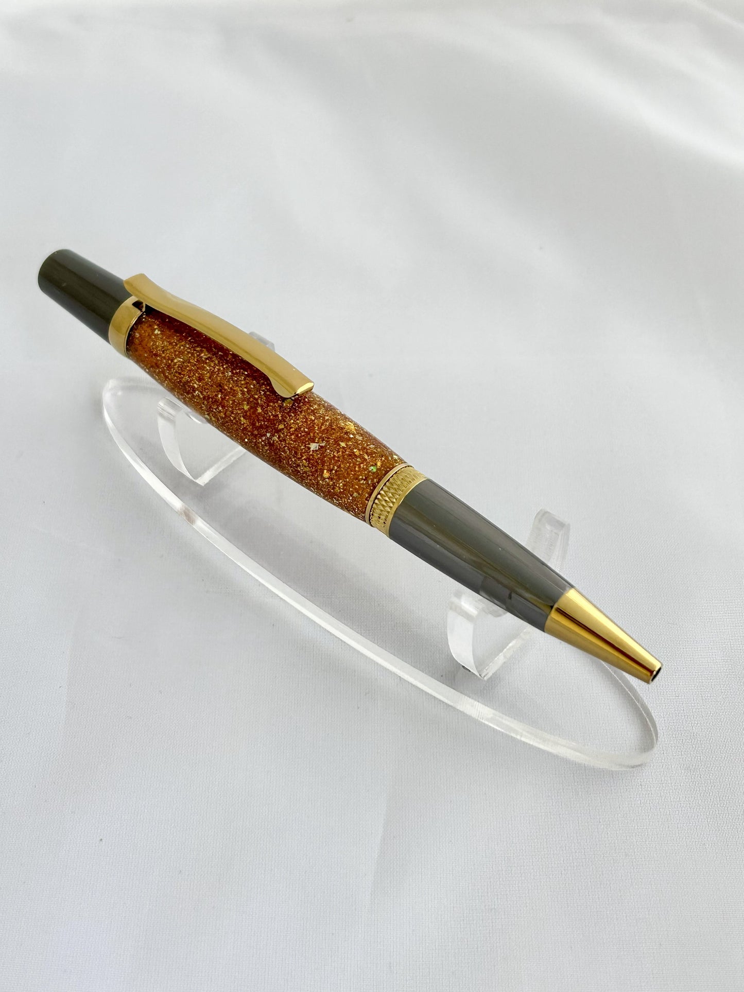 Pen - Diamond Knurl Gold Glitz