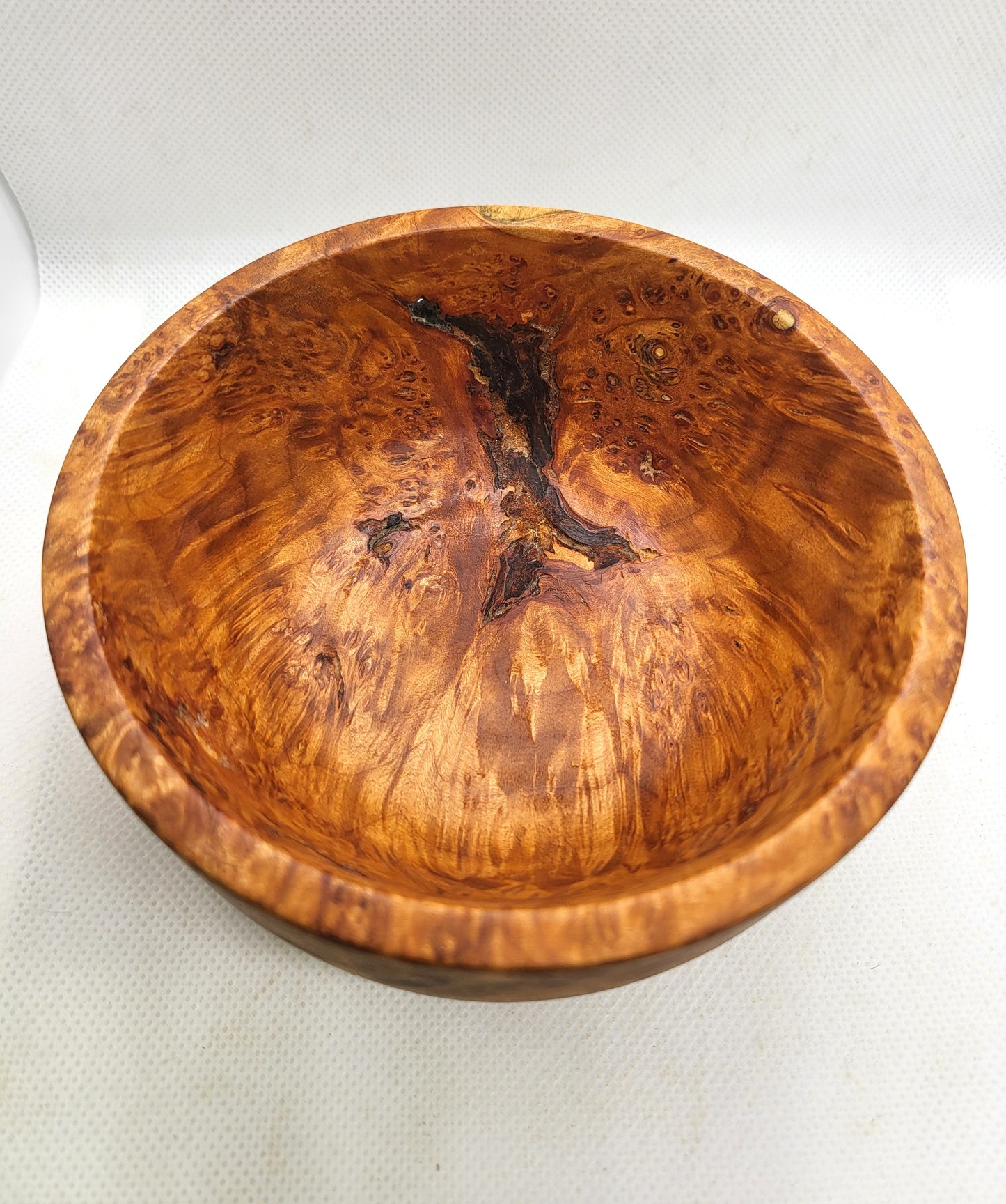 Lidded Bowl - Maple Burl bowl and Maple Burl cap lid